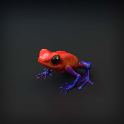 Dart Frog | Animal Den Miniatures | UNPAINTED Miniature in Resin