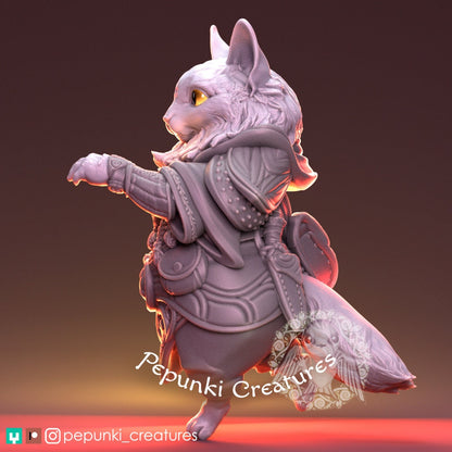 Stepan Noble Cat | Pepunki Creatures | UNPAINTED Miniature in Resin