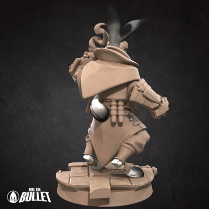 Harengon Artificer | Bite the Bullet | UNPAINTED Miniature in Resin