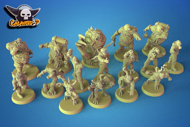 Fallout Riders Fantasy Football Team | Calaverd3D | UNPAINTED Miniature in Resin