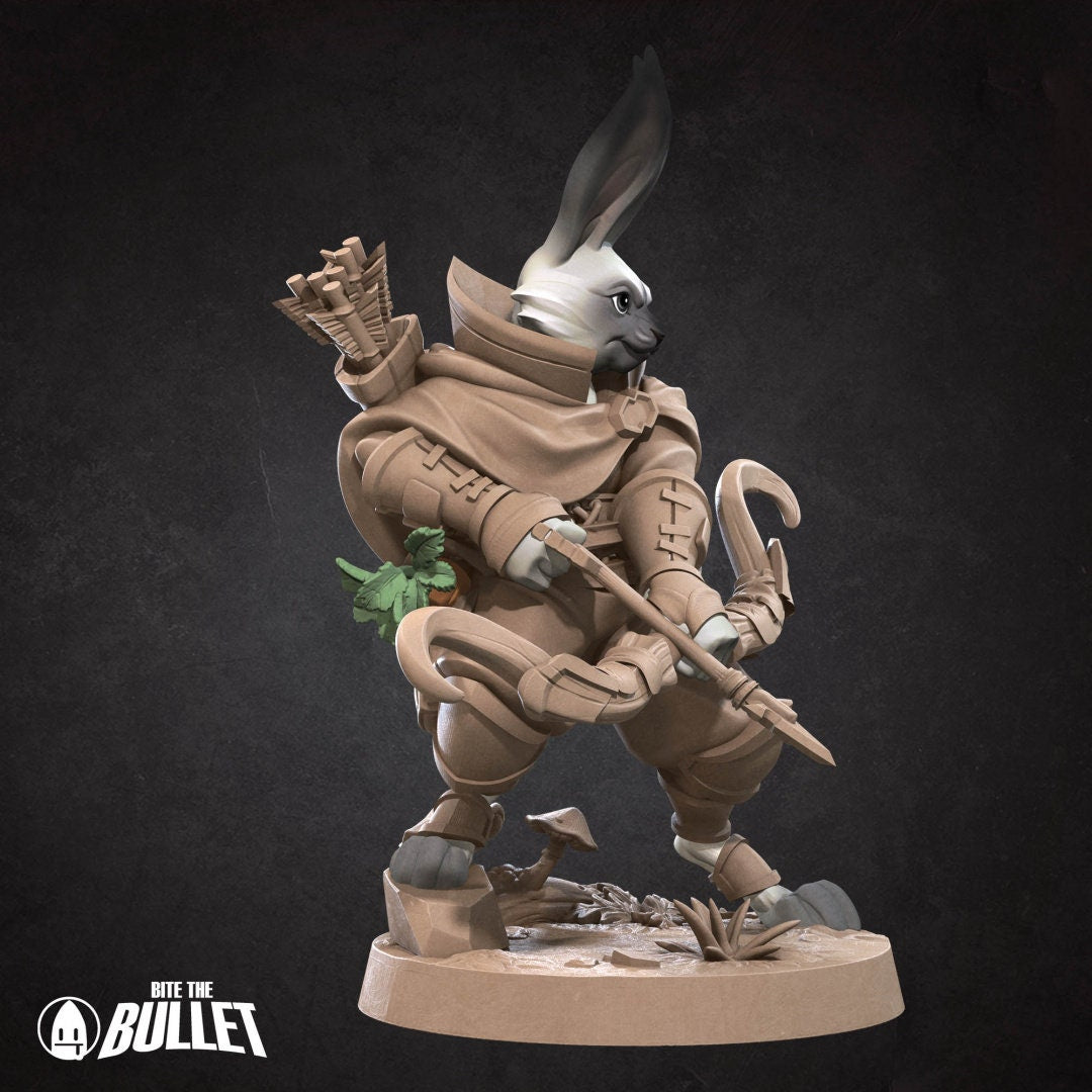 Harengon Ranger | Bite the Bullet | UNPAINTED Miniature in Resin