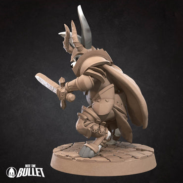 Harengon Warrior | Bite the Bullet | UNPAINTED Miniature in Resin