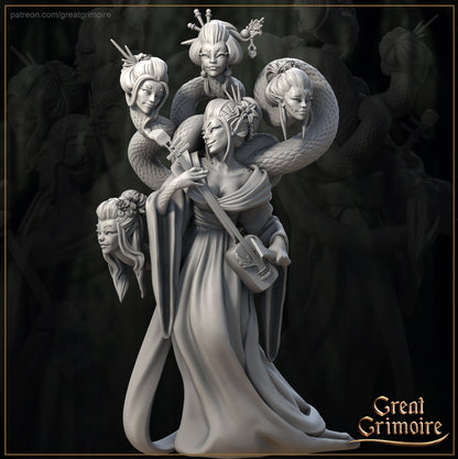 Songs of Hell | Great Grimoire | UNPAINTED Miniature in Resin