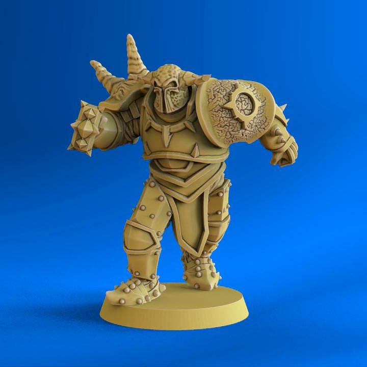 Servants of Chaos Fantasy Football Team | Calaverd3D | UNPAINTED Miniature in Resin