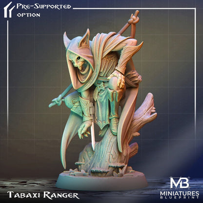 Tabaxi Ranger | Miniatures Blueprint | UNPAINTED Miniature in Resin