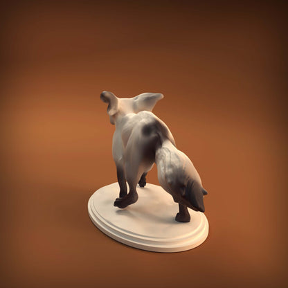 Fennec Fox | Animal Den Miniatures | UNPAINTED Miniature in Resin