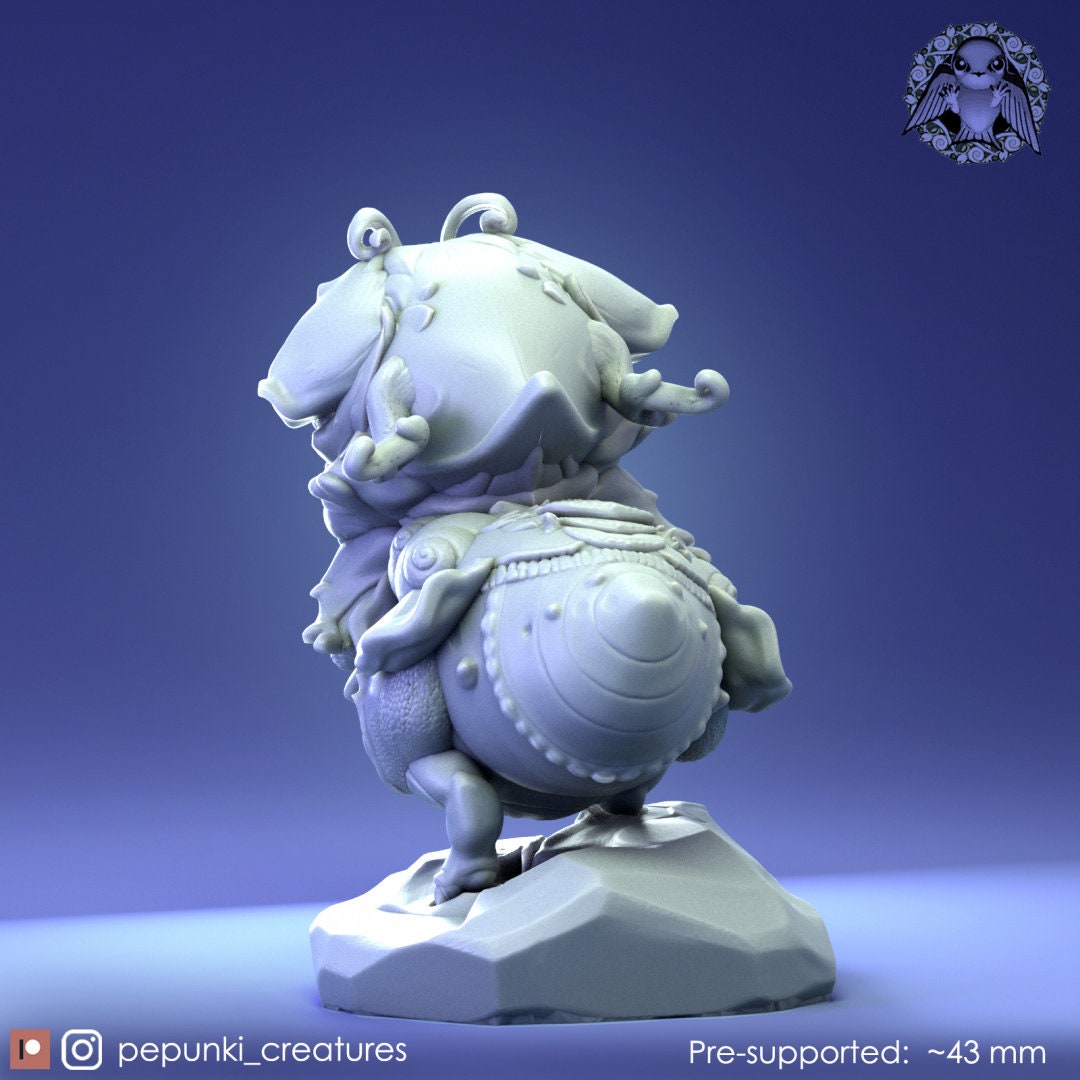 Dragon Baby (3 poses) | Pepunki Creatures | UNPAINTED Miniature in Resin