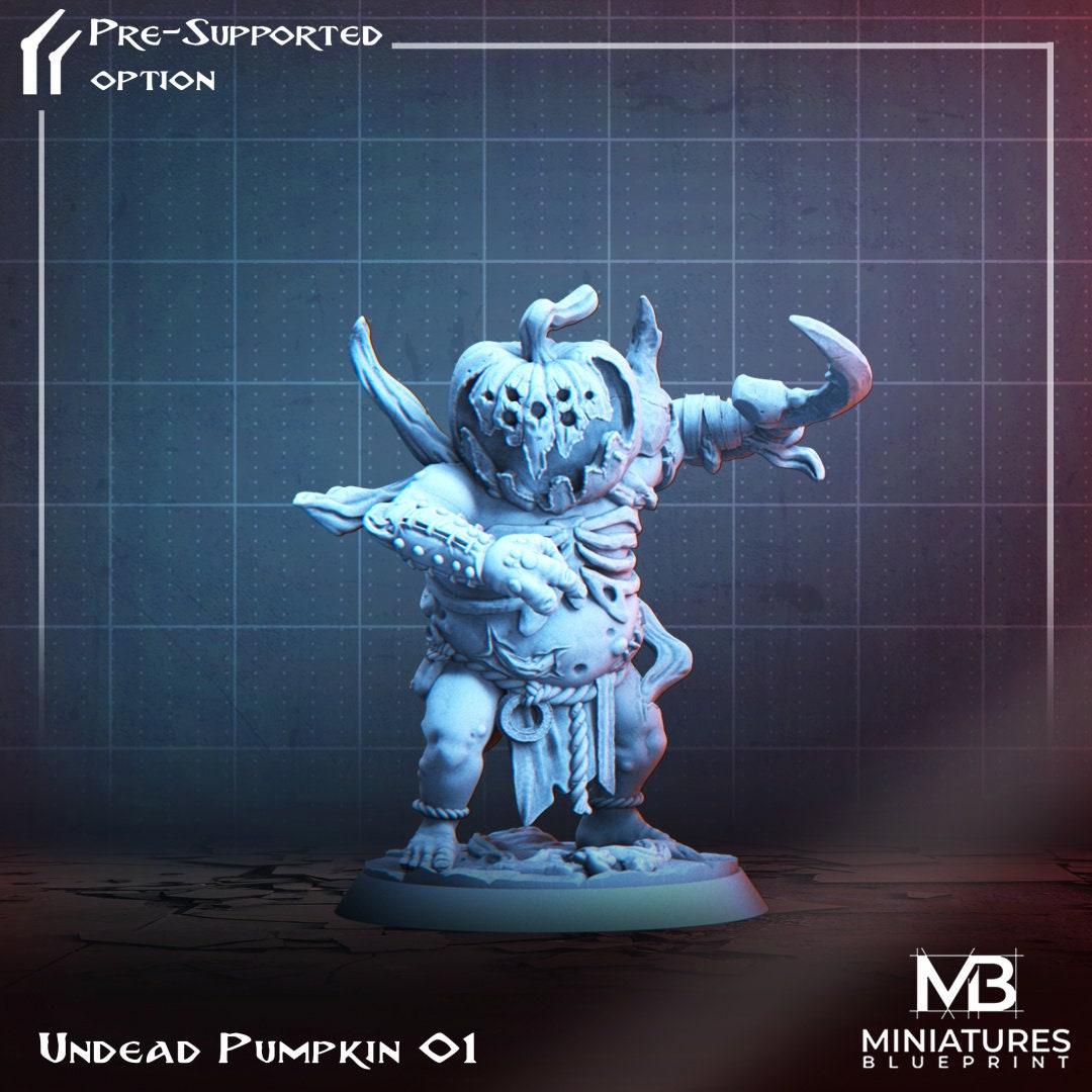 Undead Pumpkins | Miniatures Blueprint | UNPAINTED Miniature in Resin