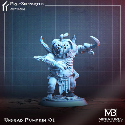 Undead Pumpkins | Miniatures Blueprint | UNPAINTED Miniature in Resin