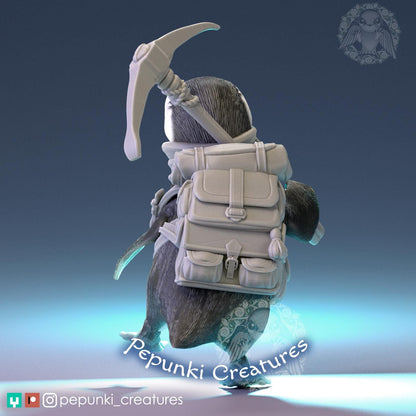 Little Penguin | Pepunki Creatures | UNPAINTED Miniature in Resin