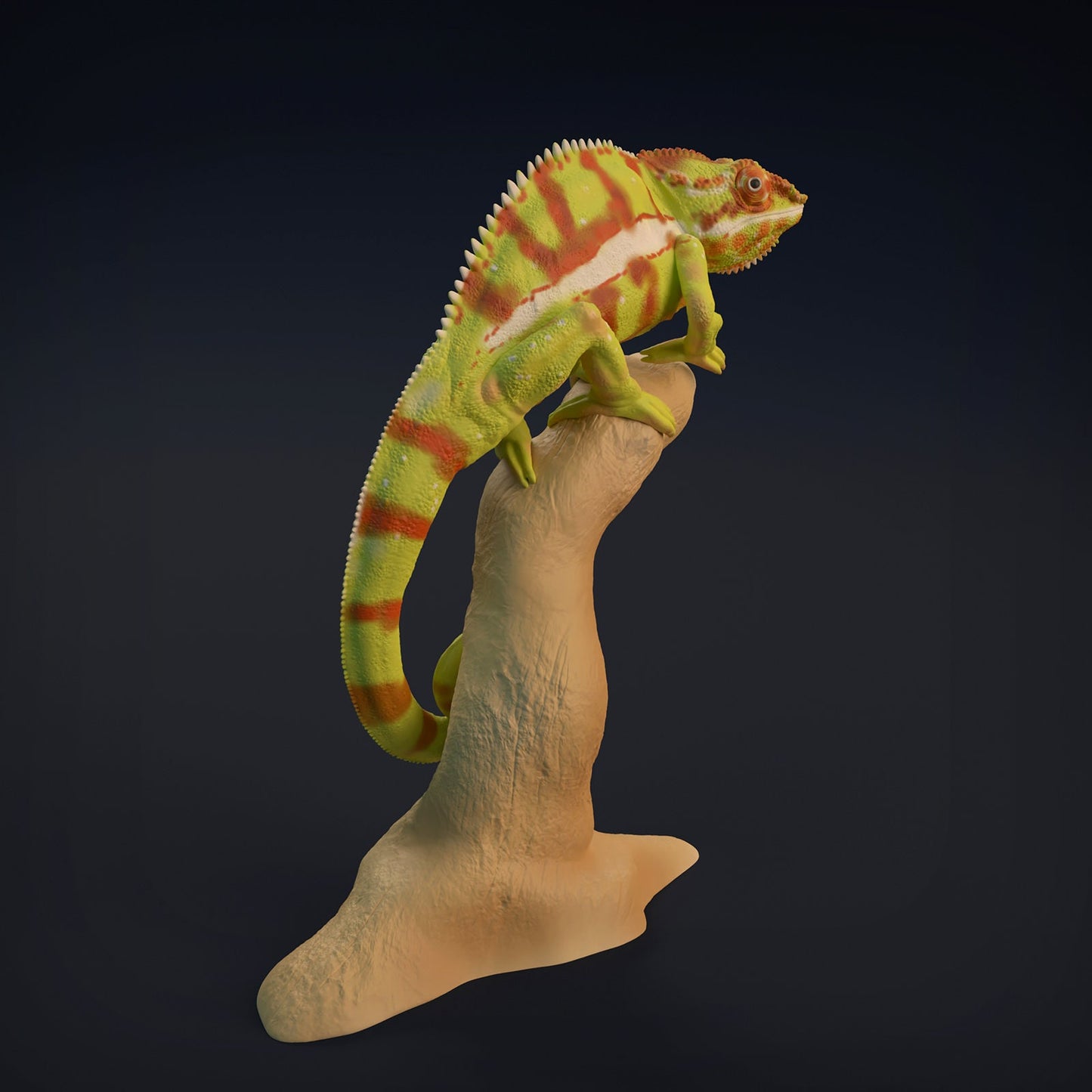 Chameleon | Animal Den Miniatures | UNPAINTED Miniature in Resin