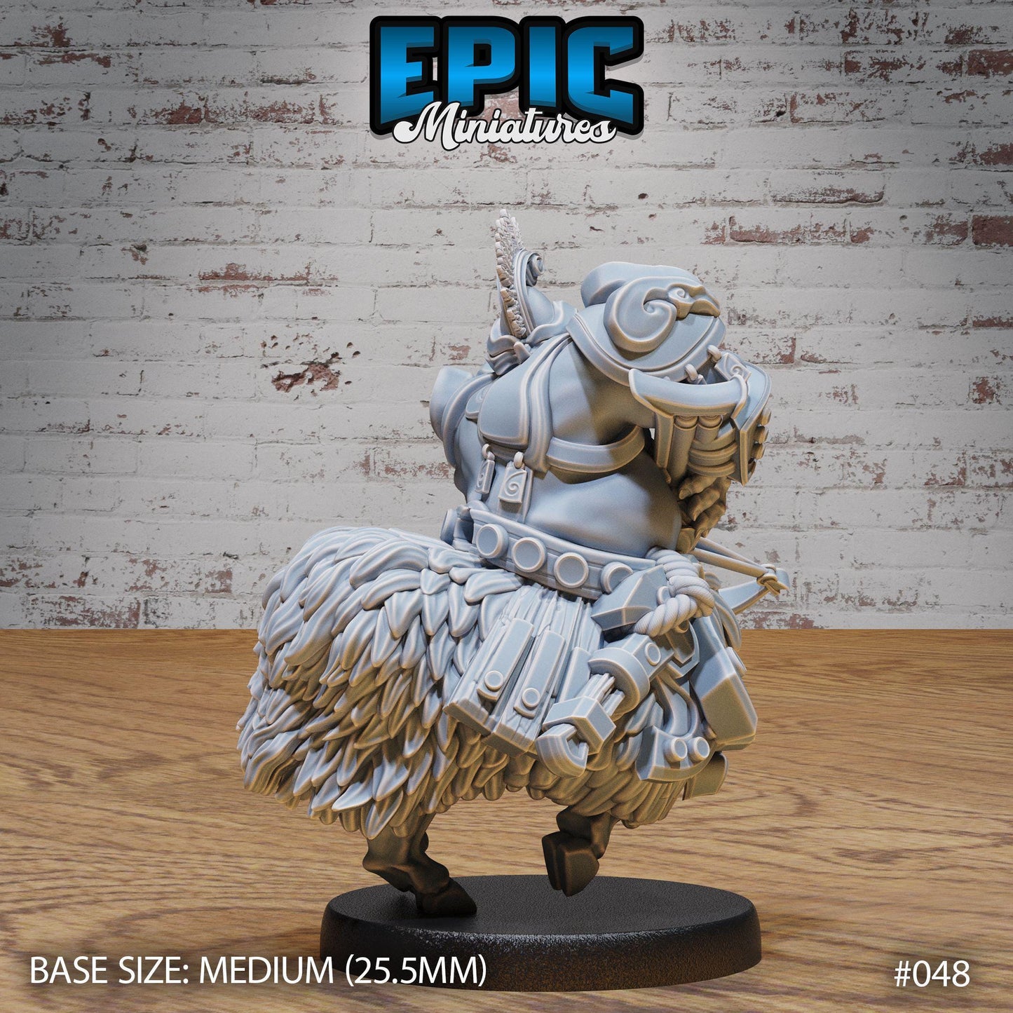 Goat Centaur Dwarf Set | Dwarven Warrior Hybrid | Capricentaur | Epic Miniatures | UNPAINTED Miniature in Resin