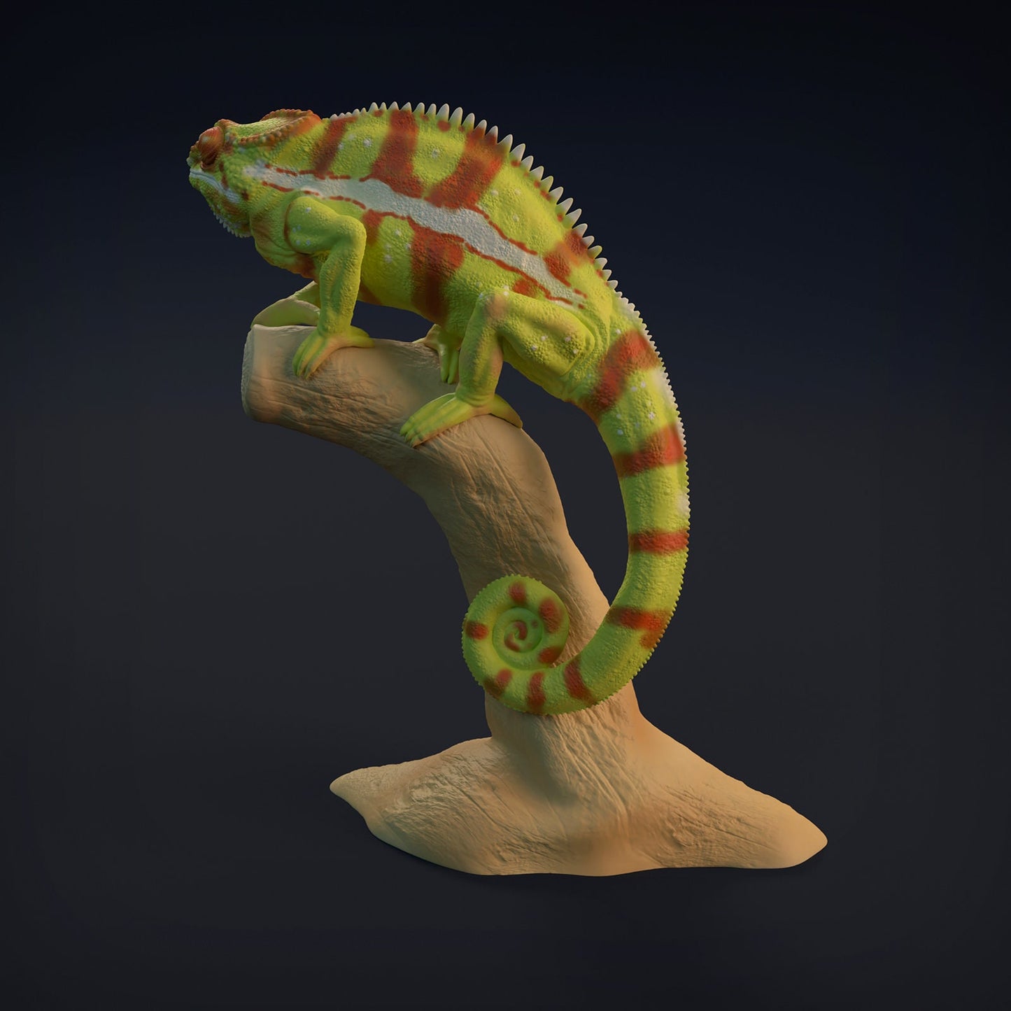 Chameleon | Animal Den Miniatures | UNPAINTED Miniature in Resin
