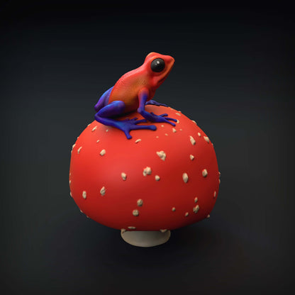 Dart Frog | Animal Den Miniatures | UNPAINTED Miniature in Resin