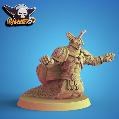 Battle Snails Fantasy Football Team | Calaverd3D | UNPAINTED Miniature in Resin