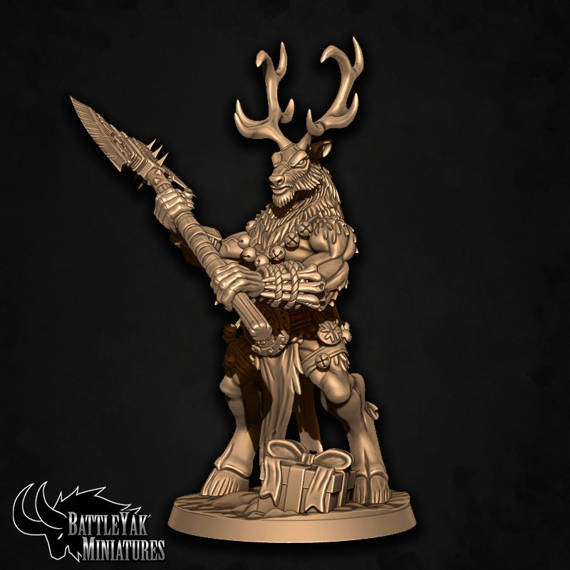 Banedeer Slaypack (7 versions) | Battle Yak Miniatures are One Page Rules Compatible | UNPAINTED Miniature in Resin