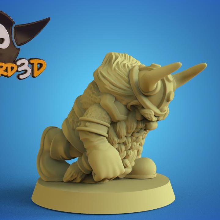 Big Headed Dwarfs Fantasy Football Team | Calaverd3D | UNPAINTED Miniature in Resin