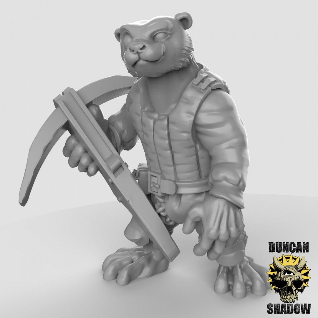 Band of Otters with Bows (Set of 3) - Duncan Shadow