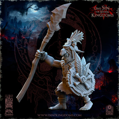 Black Horde Goblins Jungle Warriors | Beholder Miniatures | UNPAINTED Miniature in Resin