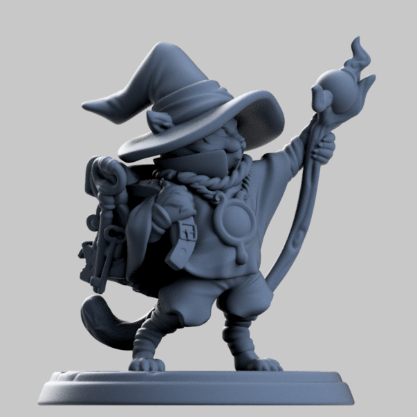 Callum, the Tabaxi Wizard | Twin Goddess