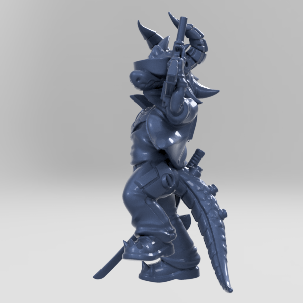 Cyberpunk Kobold | Twin Goddess