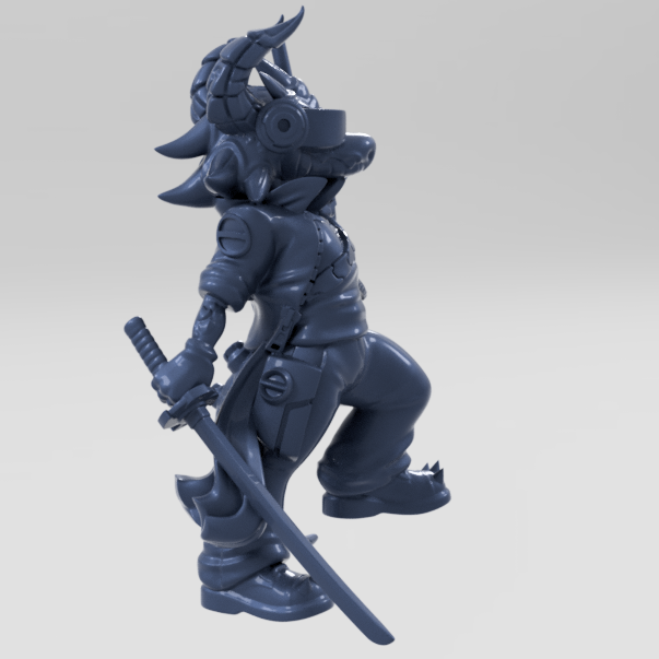 Cyberpunk Kobold | Twin Goddess