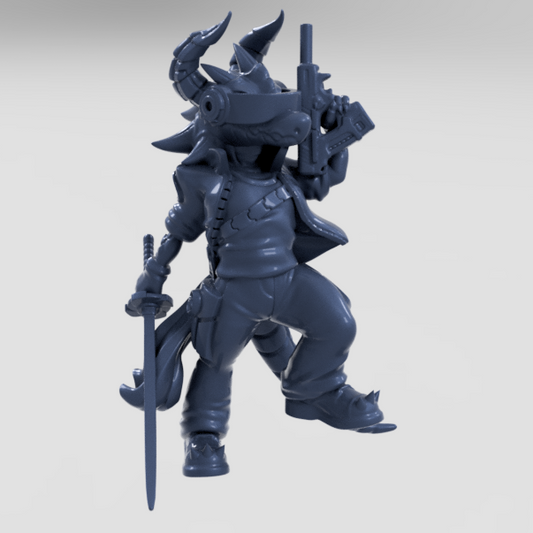 Cyberpunk Kobold | Twin Goddess