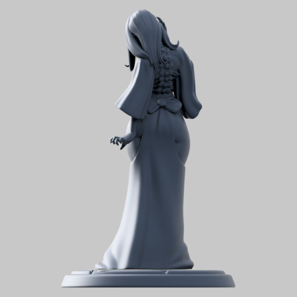 Umieranie, the Cursed Arm Necromancer (2 versions) | Twin Goddess | UNPAINTED Miniature in Resin