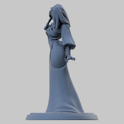 Umieranie, the Cursed Arm Necromancer (2 versions) | Twin Goddess | UNPAINTED Miniature in Resin