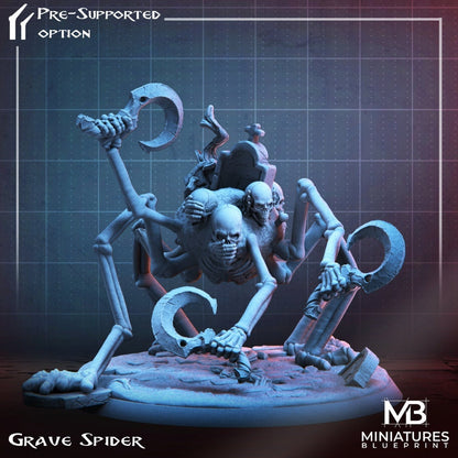 Grave Spider | Miniatures Blueprint | UNPAINTED Miniature in Resin