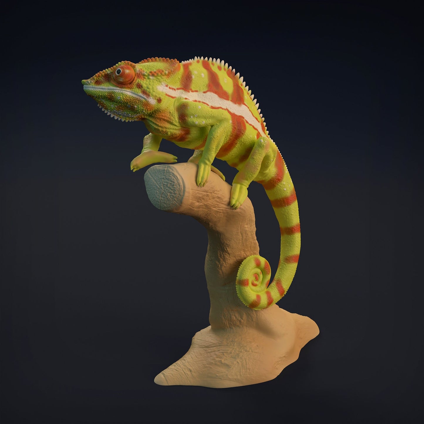 Chameleon | Animal Den Miniatures | UNPAINTED Miniature in Resin
