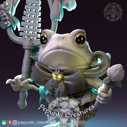 Little Toad Henchman | Pepunki Creatures | UNPAINTED Miniature in Resin