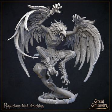 Rapacious Birds (3 versions) | Great Grimoire | UNPAINTED Miniature in Resin