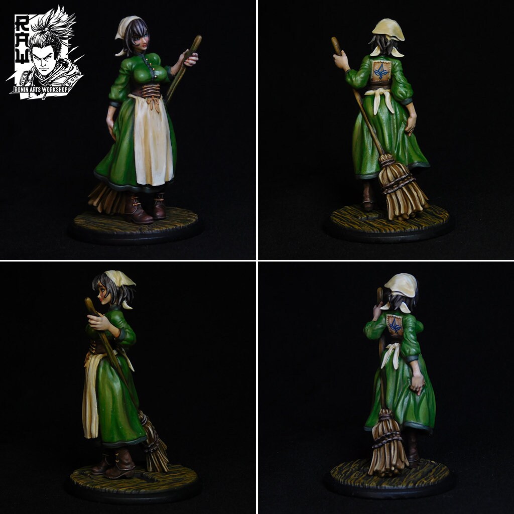 Marin, Shapeshifting Mermaid Infiltrator | Ronin Arts Workshop | UNPAINTED Miniature in Resin