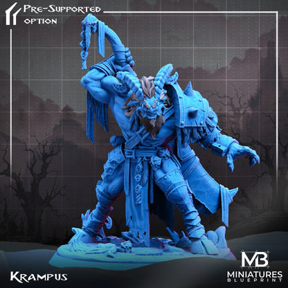 Krampus | Miniatures Blueprint | UNPAINTED Miniature in Resin