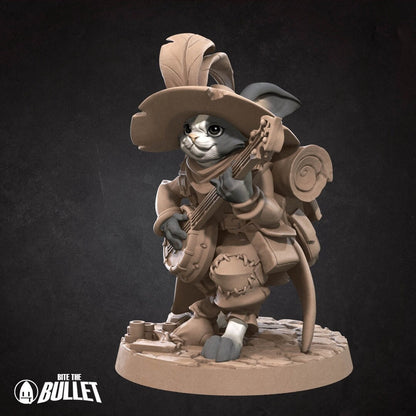 Harengon Bard | Bite the Bullet | UNPAINTED Miniature in Resin