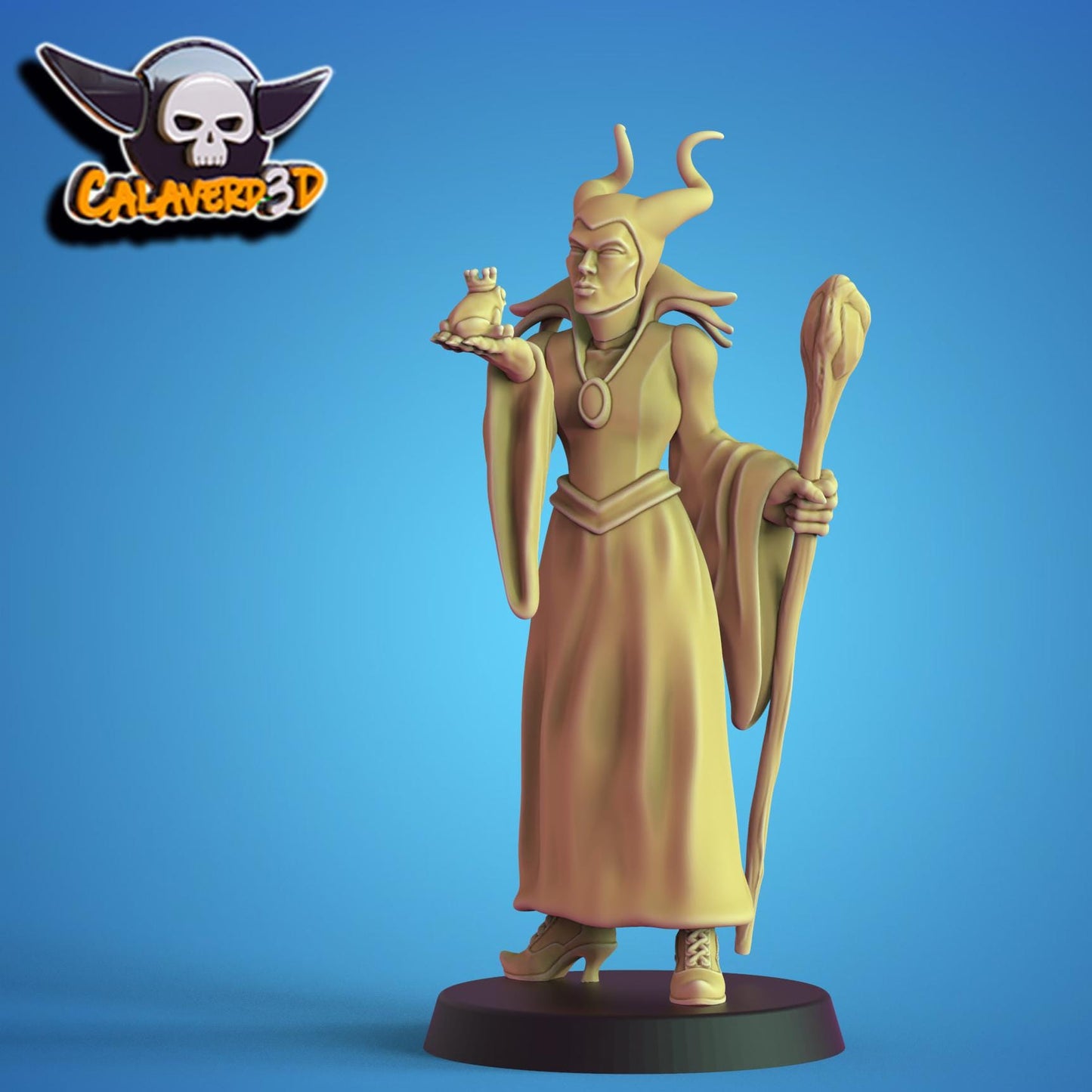 Halloween Witches Fantasy Football Team | Calaverd3D | UNPAINTED Miniature in Resin