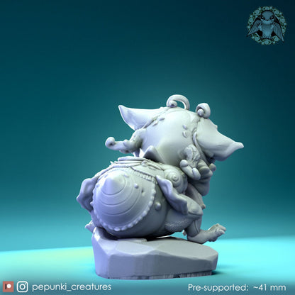 Dragon Baby (3 poses) | Pepunki Creatures | UNPAINTED Miniature in Resin