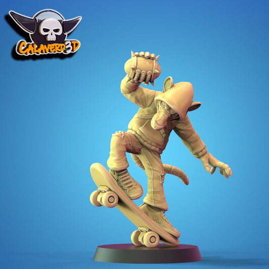 Punk Rats Fantasy Football Team | Calaverd3D | UNPAINTED Miniature in Resin