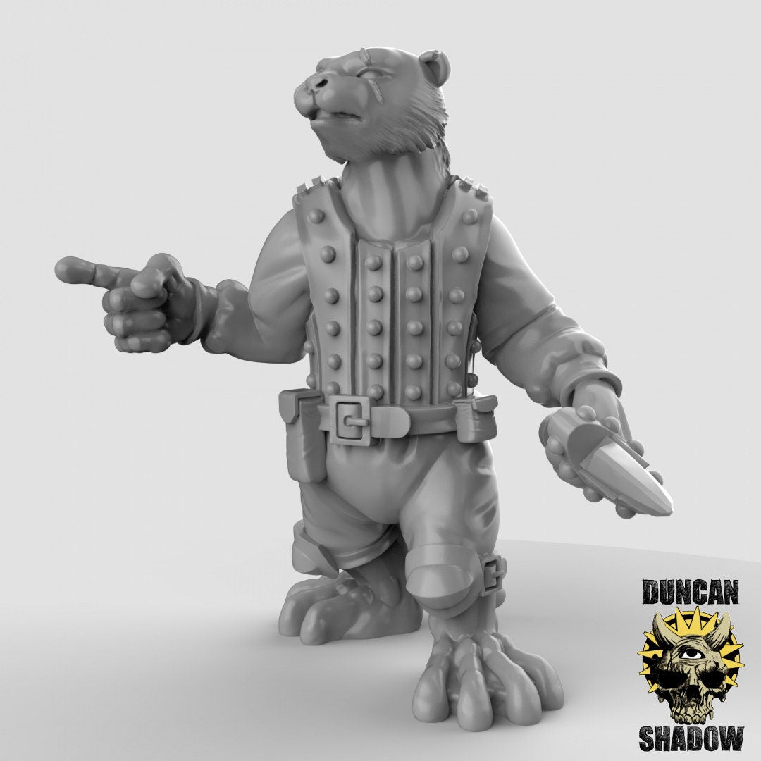 Band of Otters with Daggers (Set of 3) - Duncan Shadow