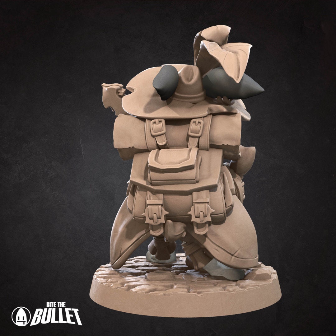 Harengon Bard | Bite the Bullet | UNPAINTED Miniature in Resin