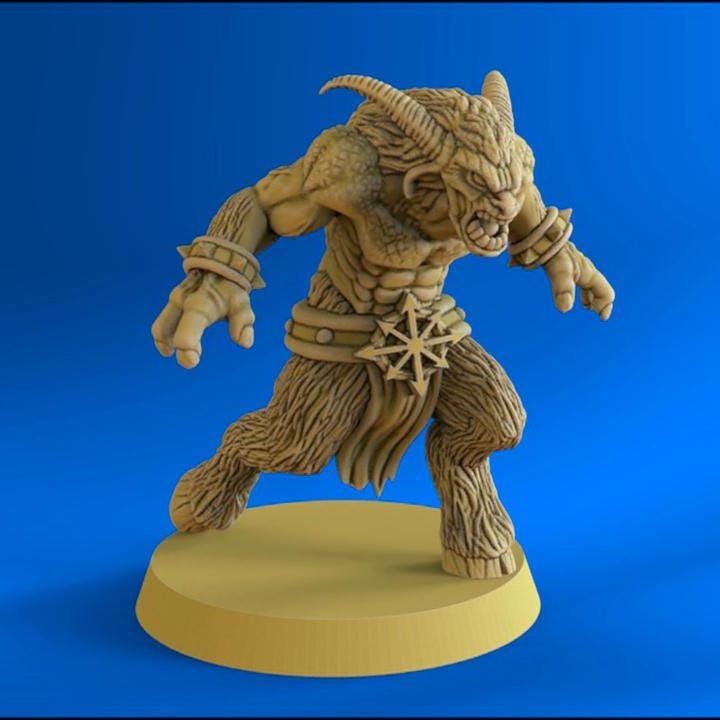 Servants of Chaos Fantasy Football Team | Calaverd3D | UNPAINTED Miniature in Resin