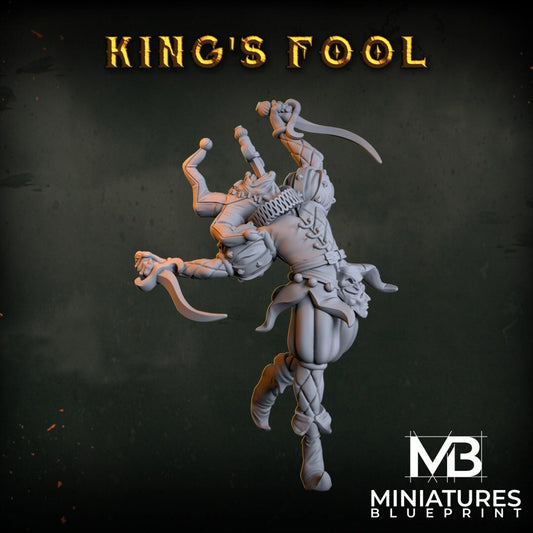 King's Fool | Miniatures Blueprint | UNPAINTED Miniature in Resin