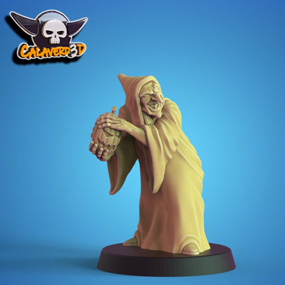 Halloween Witches Fantasy Football Team | Calaverd3D | UNPAINTED Miniature in Resin
