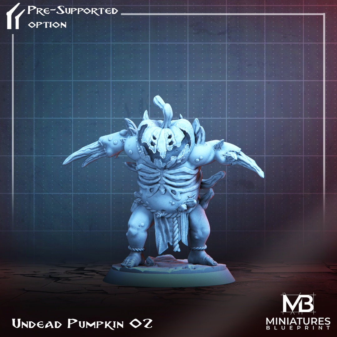 Undead Pumpkins | Miniatures Blueprint | UNPAINTED Miniature in Resin