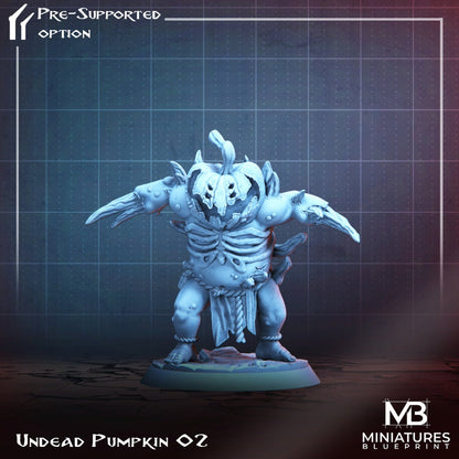 Undead Pumpkins | Miniatures Blueprint | UNPAINTED Miniature in Resin