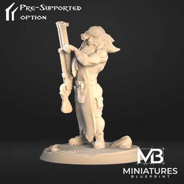 Bomber Crew (3 versions) | Miniatures Blueprint | UNPAINTED Miniature in Resin