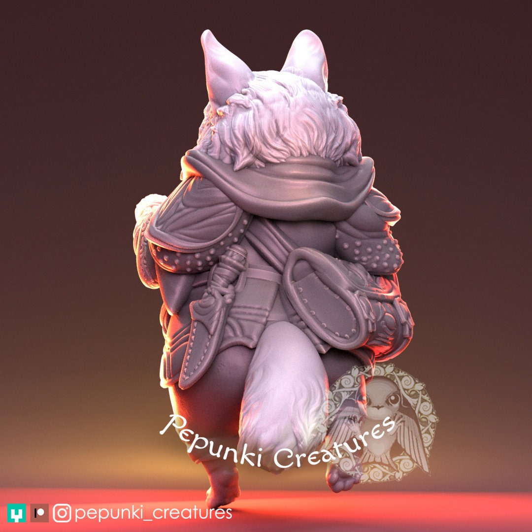Stepan Noble Cat | Pepunki Creatures | UNPAINTED Miniature in Resin