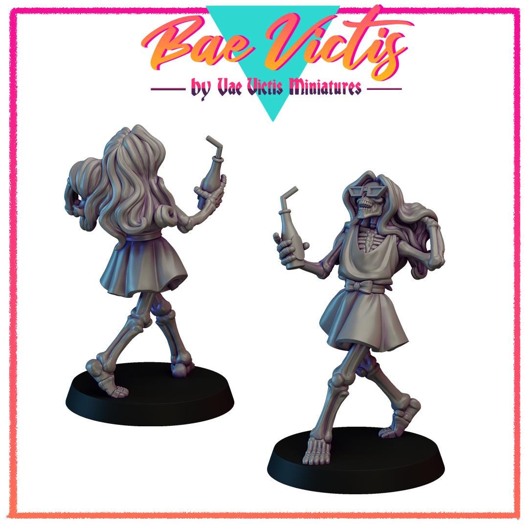 Bae Victis Bonny | Skeleton | Vae Victis | UNPAINTED Miniature in Resin