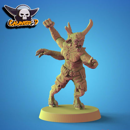 Fallout Riders Fantasy Football Team | Calaverd3D | UNPAINTED Miniature in Resin